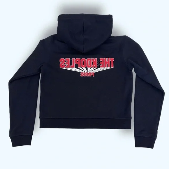 The Kooples Navy and Red Hoodie - Picture 6 of 7